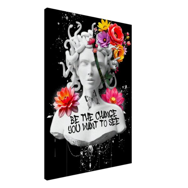 Be the Change - Canvas 70x100 cm
